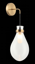 Matteo Lighting W31901AG - Seranna Aged Gold Brass Wall Sconce