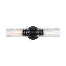 Matteo Lighting W32112BK - Weaver Black Wall Sconce