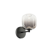 Matteo Lighting W37401MBSM - Refrax Matte Black Wall Sconce