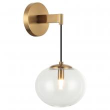 Matteo Lighting W38101AG - Bulbus Aged Gold Brass Wall Sconce