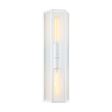 Matteo Lighting W64512WH - Creed White Wall Sconce
