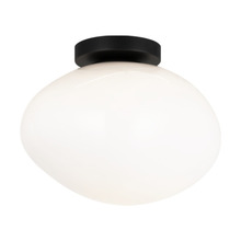 Matteo Lighting WX63611BKOP - Melotte Black Wall Sconce / Ceiling Mount