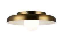 Matteo Lighting X34411AGOP - Creston Aged Gold Brass Ceiling Mount