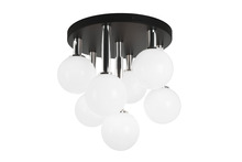 Matteo Lighting X75307BKOP - Stellar Black Ceiling Mount