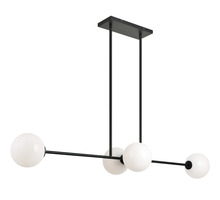 Matteo Lighting C81704BKOP - Novo Black Chandelier
