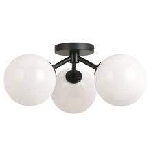 Matteo Lighting X81703BKOP - Novo Black Ceiling Mount
