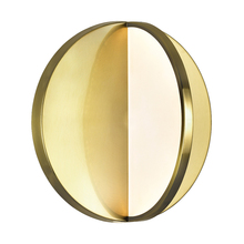 CWI Lighting 1206W10-1-629-A - Tranche LED Sconce With Brushed Brass Finish