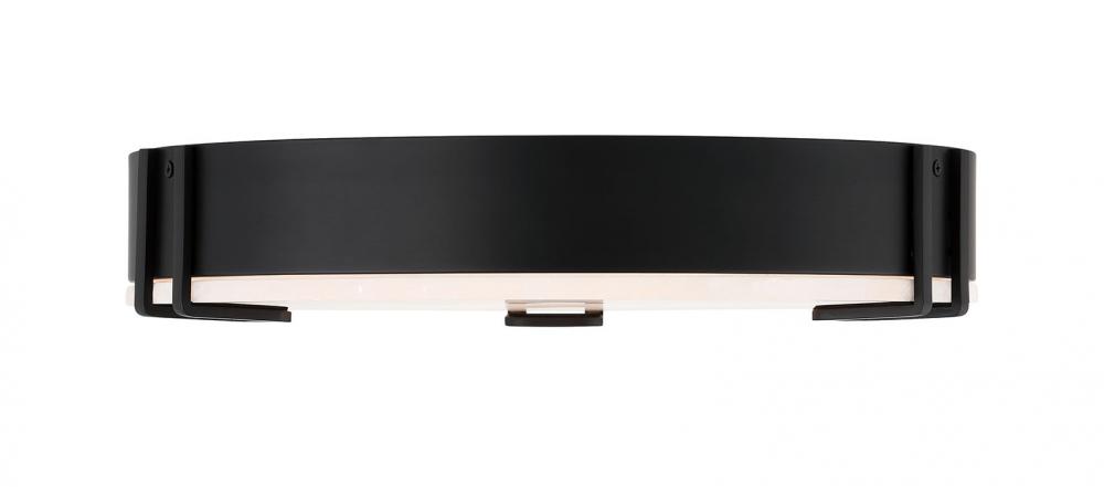 Noga-Flush Mount-16In-BK-Alb