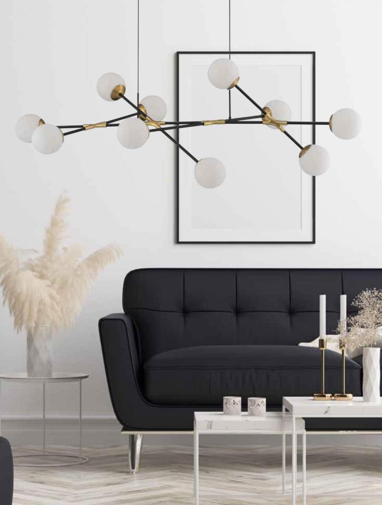 10 LIGHT LED PENDANT