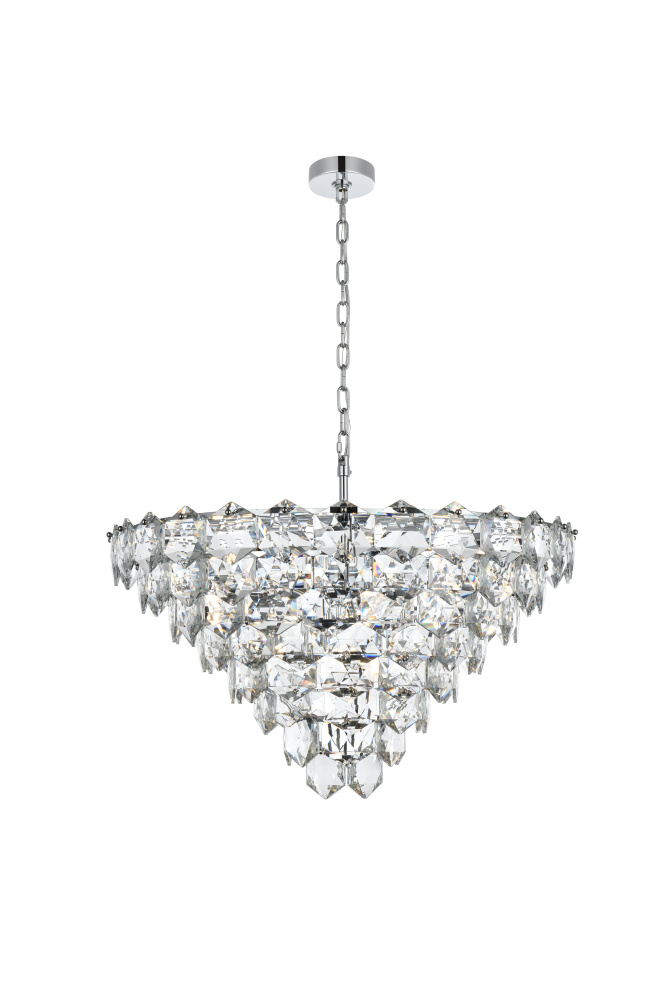 Adaline 32 inch Chandelier in Chrome