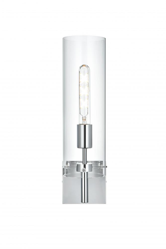 Savant Wall Sconce W4.7"E7.4"H17.5"  Chrome