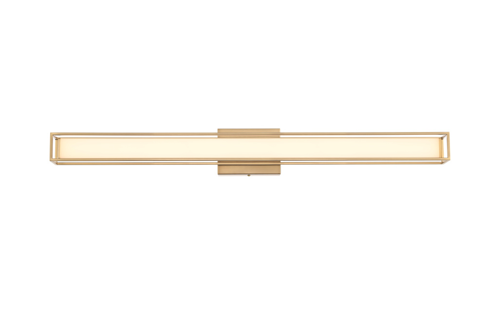 Aden 36 inch LED Wall Sconce in Satin Gold