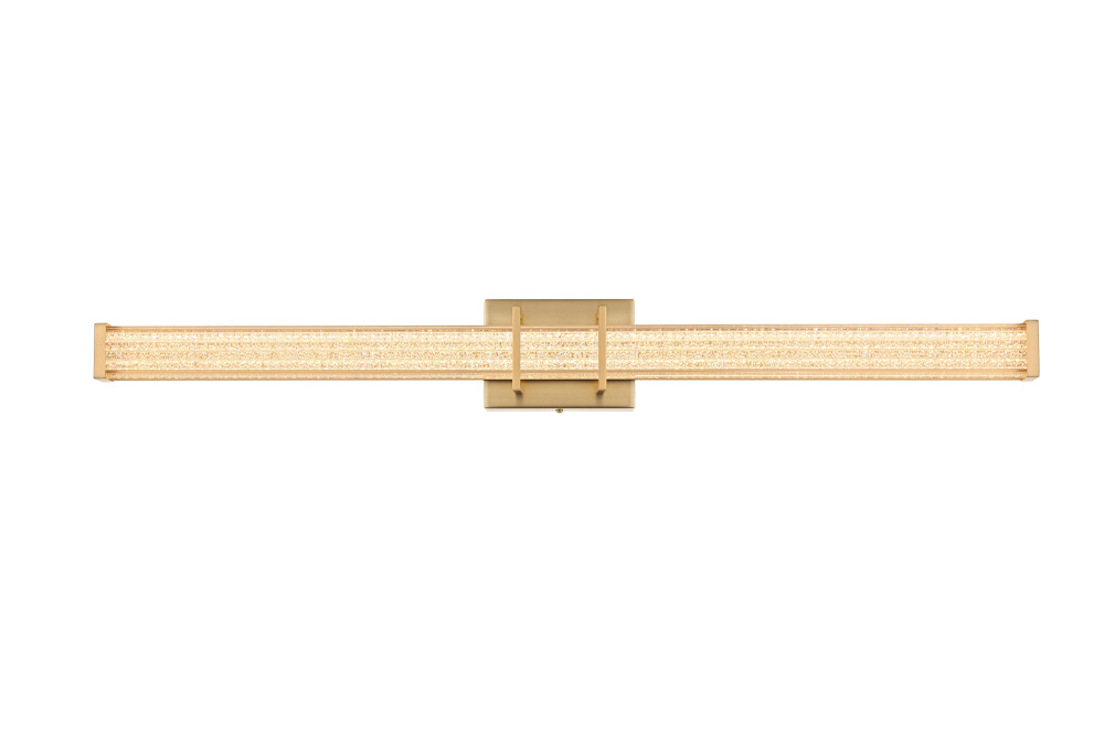Ivaan 36 inch LED Wall Sconce in Satin Gold