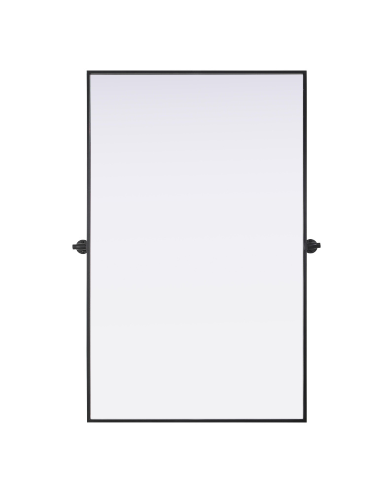 Amoura 48x30 Pivot Mirror in Black