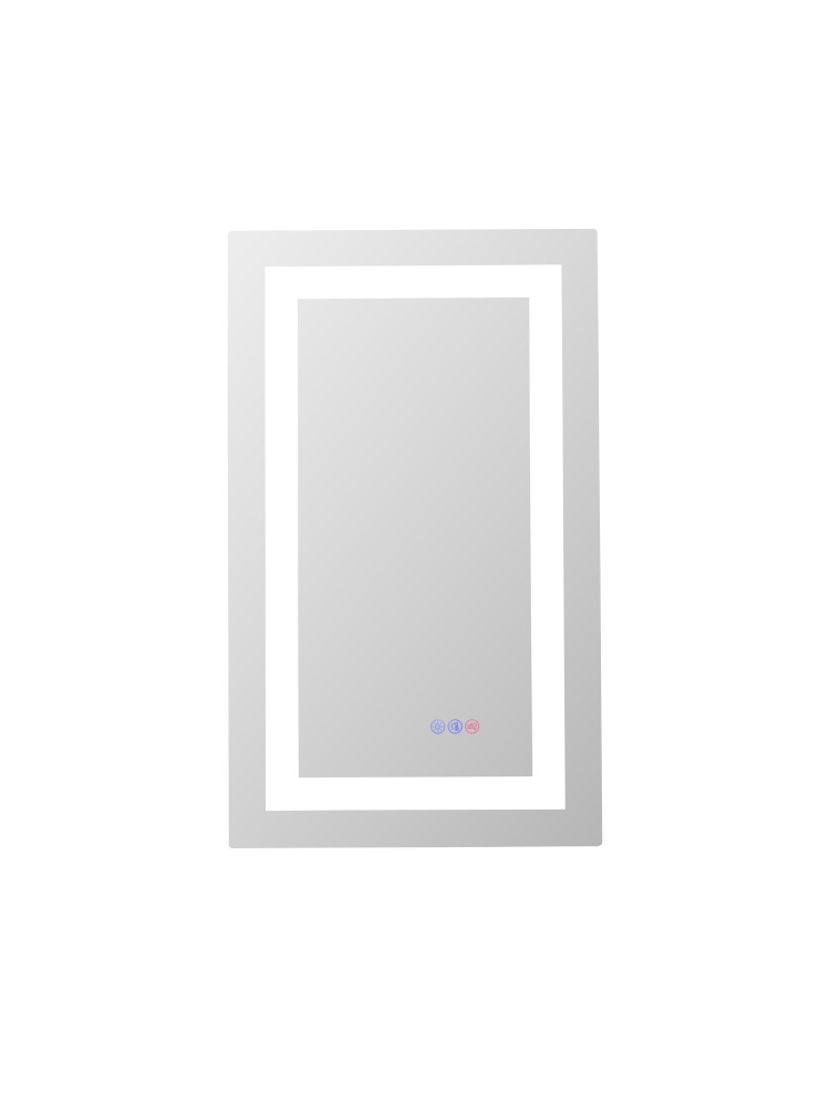 Riven 30x18 LED Mirror, Adjustable Color 3000K/4200K/6400K