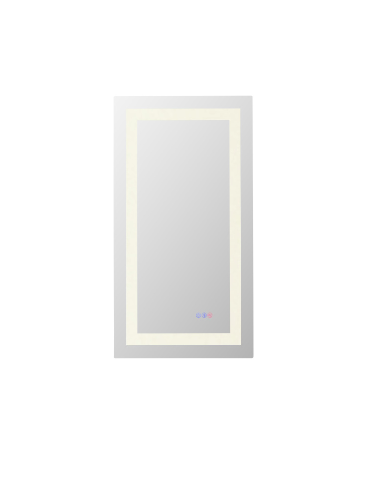 Riven 36x18 LED Mirror, Adjustable Color 3000K/4200K/6400K