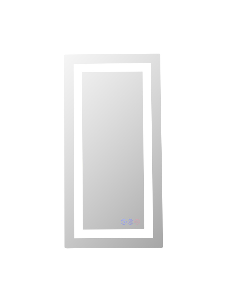 Riven 30x20 LED Mirror, Adjustable Color 3000K/4200K/6400K