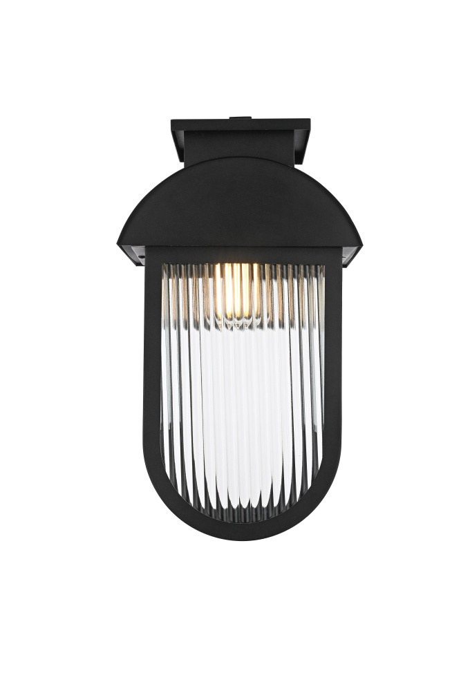 Albert 10 inch Outdoor Wall sconce in Black