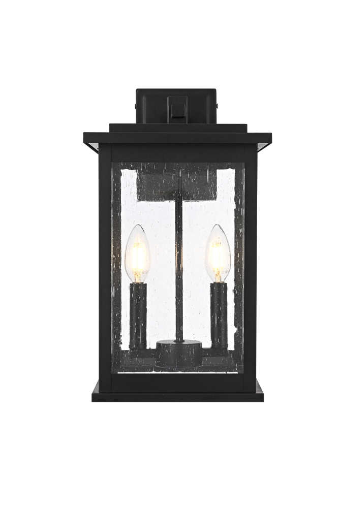Ringgold 8.5 inch Outdoor Wall sconce in Black