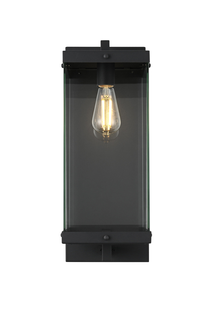 Julien 8 inch Outdoor Wall Sconce in Black