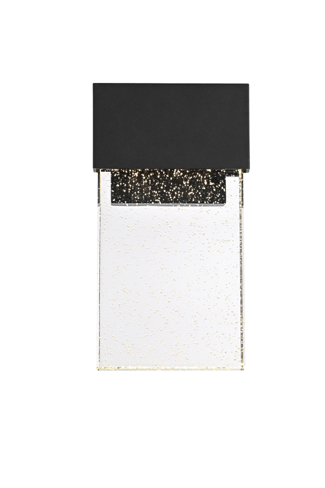 Ronin 11 inch LED Outdoor Wall sconce in Black