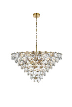Elegant 1050D32SG - Adaline 32 inch Chandelier in Satin Gold