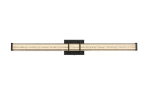 Elegant LD302W36BK - Ivaan 36 inch LED Wall Sconce in Black