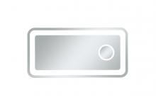 Elegant MRE52040 - Lux 20in x 40in Hardwired LED mirror with magnifier & color changing temperature 3000K/4200K/6000K