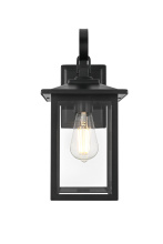 Elegant OD325W15BK - Carisle 7 inch Outdoor Wall sconce in Black