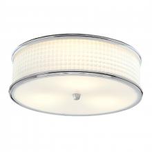 ELK Home 5665-PN-WG - Prism 16.75'' Wide 3-Light Flush Mount - Polished Nickel