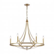 ELK Home 69485/6 - Noura 31.5'' Wide 6-Light Chandelier - Champagne Gold